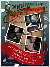Songwriters Review poster from another Sacred Money Studios show